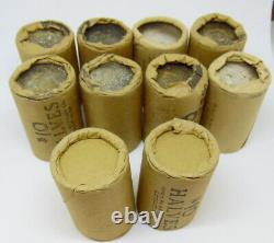 $100 Face Value 90% Uncirculated Old Bank Roll Silver Franklin Half Dollar Coins
