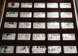 100 Greatest Americans Proof Set Franklin Mint Sterling Silver -Missing 1 (#78)