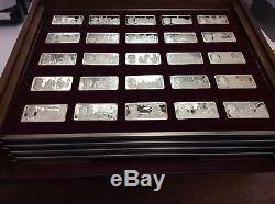 100 Greatest Americans Silver Franklin Mint Masterpieces