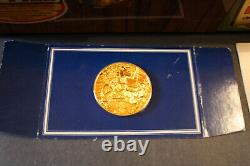 100 Greatest Masterpieces 24k Gold on Sterling Silver Coins and Wood Chest