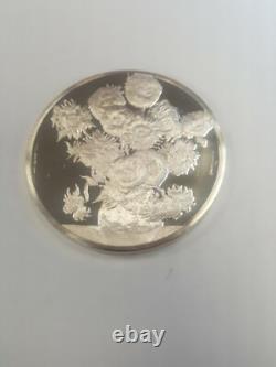 100 Greatest Masterpieces#3 SUNFLOWERS Franklin Mint First Edition Proof