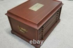 100 Greatest Masterpieces 925 Sterling Silver Franklin Mint + Wood Chest