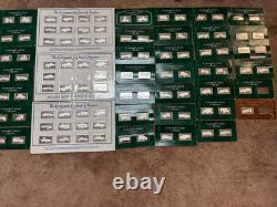 100 Silver. 925 Sterling Ingots, Franklin Mint Centennial Car Ingot Collection