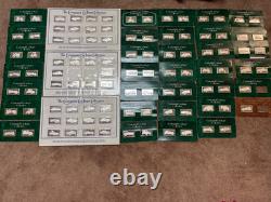 100 Silver. 925 Sterling Ingots, Franklin Mint Centennial Car Ingot Collection
