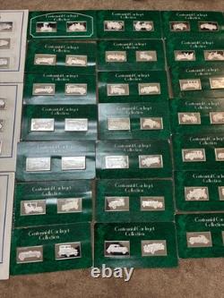 100 Silver. 925 Sterling Ingots, Franklin Mint Centennial Car Ingot Collection