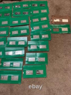 100 Silver. 925 Sterling Ingots, Franklin Mint Centennial Car Ingot Collection
