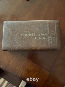 100 Silver. 925 Sterling Ingots, Franklin Mint Centennial Car Ingot Collection