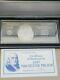 $100 Silver Bar The Washington Mint 4 Troy Ounce 1997 Franklin With Coa