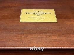 100 greatest masterpieces franklin mint Empty Box No Coins! Great For Your Colle