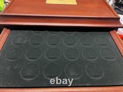 100 greatest masterpieces franklin mint Empty Box No Coins! Great For Your Colle