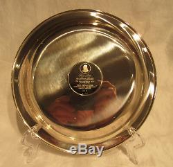 11.8 Oz Sterling Silver The 1974 Franklin Mint Easter Plate No Box Has Papers