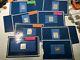 12 Different Franklin Mint Sterling Silver Greatest Stamps 1977-1979