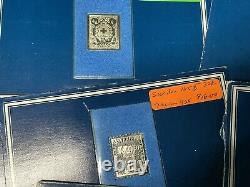 12 Different Franklin Mint Sterling Silver Greatest Stamps 1977-1979