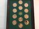 12 Franklin Mint Bronze Girl Scout Medals Norman Rockwell In Case