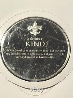 12-Franklin Mint/Norman Rockwell/Boy Scouts Medals/Sterling Silver #31AHC