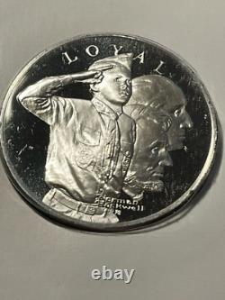 12-Franklin Mint/Norman Rockwell/Boy Scouts Medals/Sterling Silver #31AHC