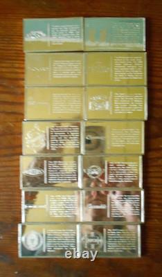 14 Vintage Franklin Mint Sterling Silver Bars/Ingots with Cars, 14,000 Grains 925