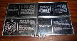 14 Vintage Franklin Mint Sterling Silver Bars/Ingots with Cars, 14,000 Grains 925