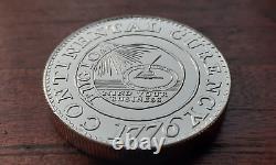 1776 Continental Currency/dollar Mind Your Business Fugio 2 Oz Silver