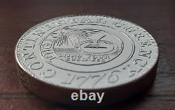 1776 Continental Currency/dollar Mind Your Business Fugio 2 Oz Silver