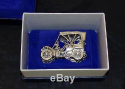 1903 Fiat Franklin Mint Sterling Silver Car Miniature 143 Scale RARE