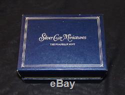 1903 Fiat Franklin Mint Sterling Silver Car Miniature 143 Scale RARE