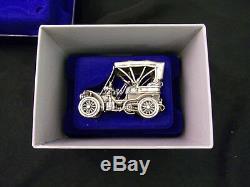 1903 Fiat Franklin Mint Sterling Silver Car Miniature 143 Scale RARE