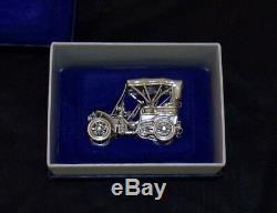 1903 Fiat Franklin Mint Sterling Silver Car Miniature 143 Scale RARE