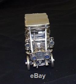 1903 Fiat Franklin Mint Sterling Silver Car Miniature 143 Scale RARE