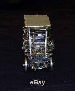 1903 Fiat Franklin Mint Sterling Silver Car Miniature 143 Scale RARE