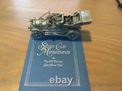 1907 Franklin Mint Thomas-Flyer Miniature Car 233.5GR-Sterling Silver-WOW