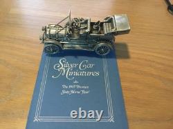 1907 Franklin Mint Thomas-Flyer Miniature Car 233.5GR-Sterling Silver-WOW