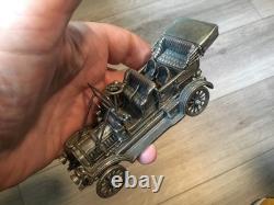 1907 Franklin Mint Thomas-Flyer Miniature Car 233.5GR-Sterling Silver-WOW