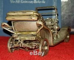 1911 Delaunay Belleville Model Sterling Silver Car Miniature Franklin Mint