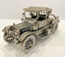 1913 Cadillac Coupe Die Cast Model Car in Sterling Silver by Franklin Mint