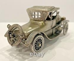 1913 Cadillac Coupe Die Cast Model Car in Sterling Silver by Franklin Mint