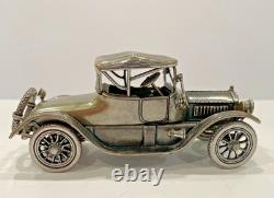 1913 Cadillac Coupe Die Cast Model Car in Sterling Silver by Franklin Mint