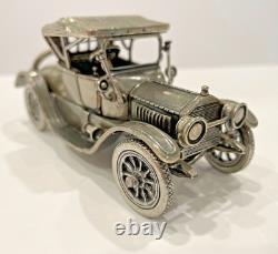 1913 Cadillac Coupe Die Cast Model Car in Sterling Silver by Franklin Mint