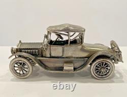 1913 Cadillac Coupe Die Cast Model Car in Sterling Silver by Franklin Mint