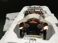 1921 Rolls Royce Silver Ghost Copper Franklin Mint 124 Scale Diecast New