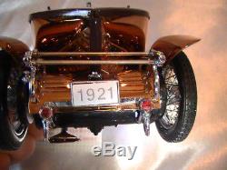 1921 Rolls Royce Silver Ghost Franklin Mint 124 scale Die cast Model Car
