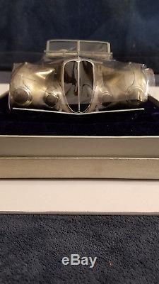 1937 Delahaye Silver- Pewter Franklin Mint 1/12 New and Untouched Condition