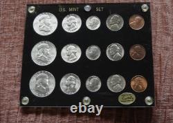 1954 Pds Silver Mint Set Uncirculated-choice To Gem
