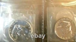 1960 Silver Proof Ben Franklin Half Dollar in Original Mint Cello Lot Of 100