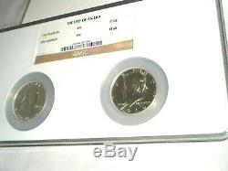 1963 Franklin 1964 JFK Half Dollar Proof 50c Silver Coin NGC PF 68 End of An Era