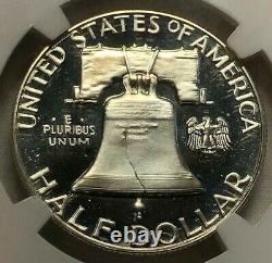 1963 NGC PF67 Ultra Cameo Silver Proof Franklin Half Dollar Extreme Grade 50c