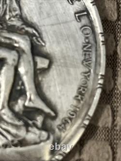 1964 Towle Sterling Silver Medallic Art Pieta Michelangelo Medal Limited Edition