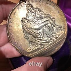 1964 Towle Sterling Silver Medallic Art Pieta Michelangelo Medal Limited Edition