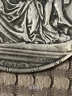 1964 Towle Sterling Silver Medallic Art Pieta Michelangelo Medal Limited Edition
