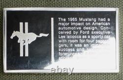 1965 Ford Mustang 1000 Grains Sterling Silver Bar, Franklin Mint, 1.927oz ASW